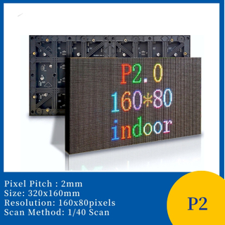 P2 Indoor Led Display Module 320x160mm
